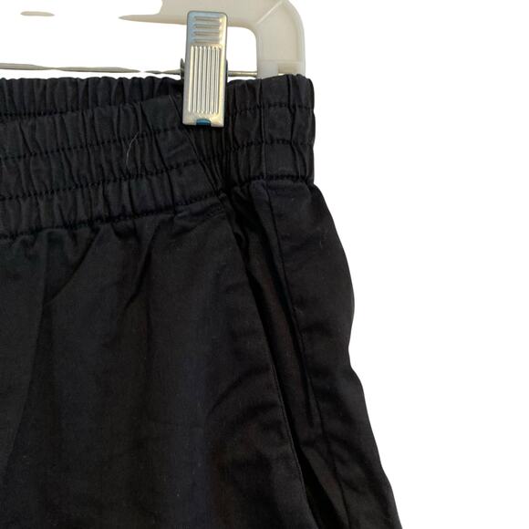 Everlane Black Cotton Elastic Waist Loungewear Loose Fit Curvy Pants Size 4 - Picture 10 of 16